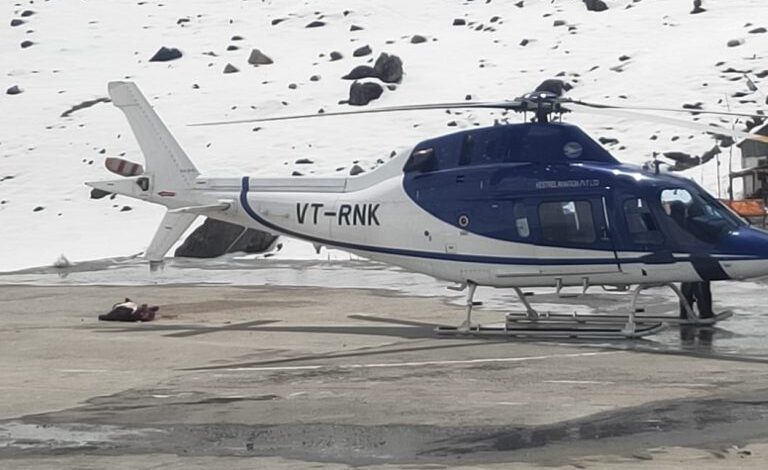 केदारनाथ में हेलीकॉप्टर दुर्घटना