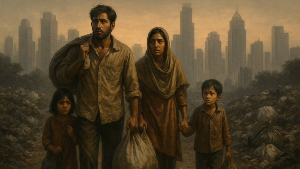 गुरुग्राम में कूड़े के ढेर